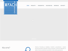 Tablet Screenshot of fach.sk