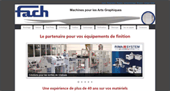 Desktop Screenshot of fach.fr